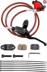 Mini Bike Brake Kit Hydraulic Disc Hand Brake the Left of The 7/8” Handlebars