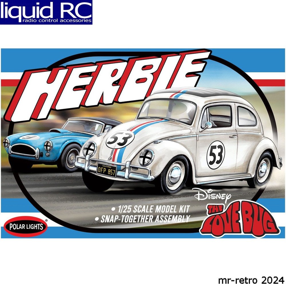 Polar Lights 1005 1/25 Herbie Volkswagen Beetle Snap Kit