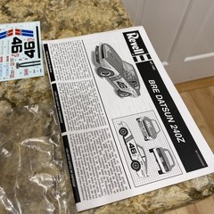 Revell BRE Datsun 240Z Pete Brock Racing John Morton 1:25 Model Kit Car Nissan