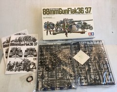 Tamiya Models 1/35 German 88mm Gun Flak 36.37 Model Kit 35017-2200 Open Box