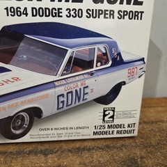 Lindberg Roger Lindamood Autograph Me Gone 1964 Dodge 330 Super Sport NEW