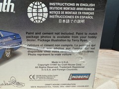 LINDBERG RICHARD PETTY’S 1964 BELVEDERE 1:25 SCALE KIT #72164 VINTAGE SEALED NIB