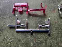 Revell Highboy Roadster 1/25 Parts Windshield Head lights Tail Lights Stk V62B