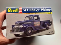 Revell ’41 Chevy Pickup Truck 1:25 Kit #85-7668 New Open Box Sealed Parts