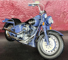 Harley Davidson Built Motorcycle 1 10 Metal Model Easy Rod Rider Touring Bike 24