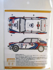 SHUNKO Decal Sheet 1:24 Scale Martini Delta 16v 90 ‘Rallye MonteCarlo #SHK-D322B