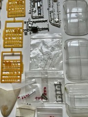 Vintage Model Car Parts Lot Bodies Glass Chrome Interiors Parts MPC AMT Revell
