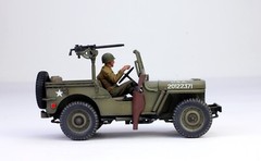 ProBuilt Model US Army Jeep Willys MB 1/4-Ton 4×4 1/35 Scaled Ratio, World War 2
