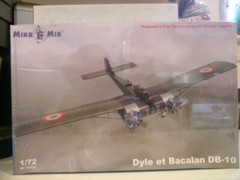 Mikr Mir Models 1/72 Scale Dyle et Bacalan DB-10—Plastic Model Kit