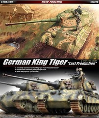 Academy 13229 1/35 German KING TIGER “Last Production” US SELLER FREE Shipping