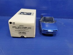 AMT Ertl 1991 Geo Storm GSI Cobalt Blue Metallic Dealer Promotional Car #6977