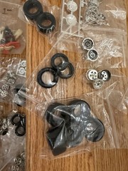 Vintage Lot Of Model Car Kit Tires And Rum Lot