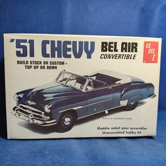 🌟 Chrome Reverse Wheels 1951 Bel Air 1:25 Scl 1000s Model Car Parts 4 Sale AMT