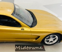 2000 Corvette C5 Coupe Gold 1:25 Scale Promo Model (Missing Mirrors)
