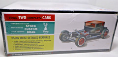 1925 AMT 1/25 Ford Model T Chopped T 2 n 1 Drag Car Model Kit MIB Sealed