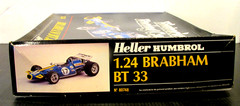 Heller Humbro Historic Racing Cars Brabham BT33 Model Kit Open Box Sealed Parts