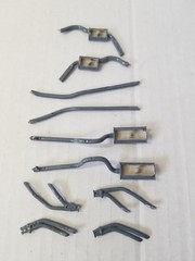 USED 1968 Plymouth Road Runner CHASSIS / SUSPENSION/HOOD from AMT 1:25 Model Kit