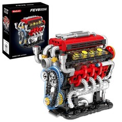 V8 Engine Building Kit Model Mini Car Run Model Kit for Sale