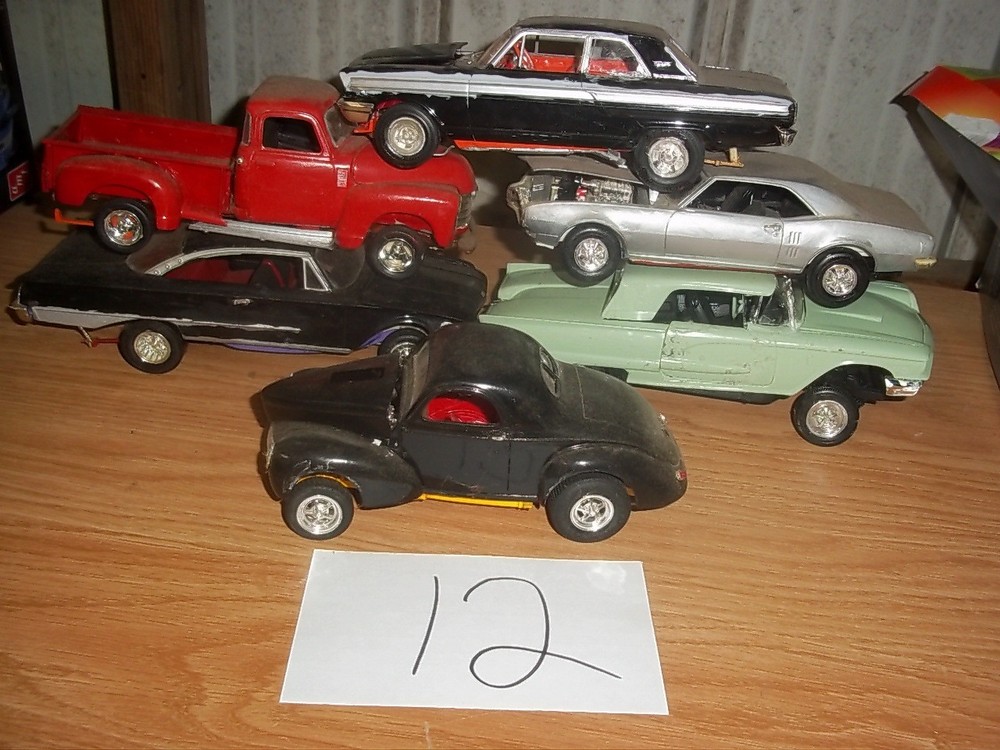 Model Car Junkyard/Parts Lot Salvage Built Plastic Models #12
