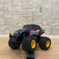 Tamiya Monster Beetle 1/14 RC Car Radio Control Buggy Blue Orange