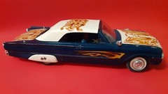 Model Car, 1961 Ford Galaxy, AMT Model, Original 60’s Model, Some Custom Pieces