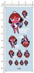 Itasha decals anime for model kits 1777