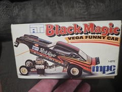 2x MPC 1-0772 BLACK MAGIC VEGA FUNNY CAR 1/25 SCALE Model Kit RARE ***READ***