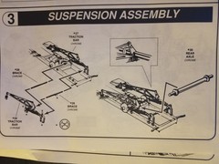 RC Cola & Beer Wagon REAR AXLE from Monogram Revell 1:24 Model Kit