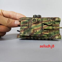1/72 Scale WWII German Sturmgeschutz IV Assault Gun Vehicle Tri Color Camo Model