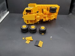 Parts – restore built 1:25 AMT INTERNATIONAL Payhauler 350 Dump Truck Model Kit