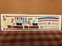 1970 REBEL AMC MACHINE DECAL HURST DRAG RACING MODEL CAR ”J-Kraft” JO-HAN 1:25