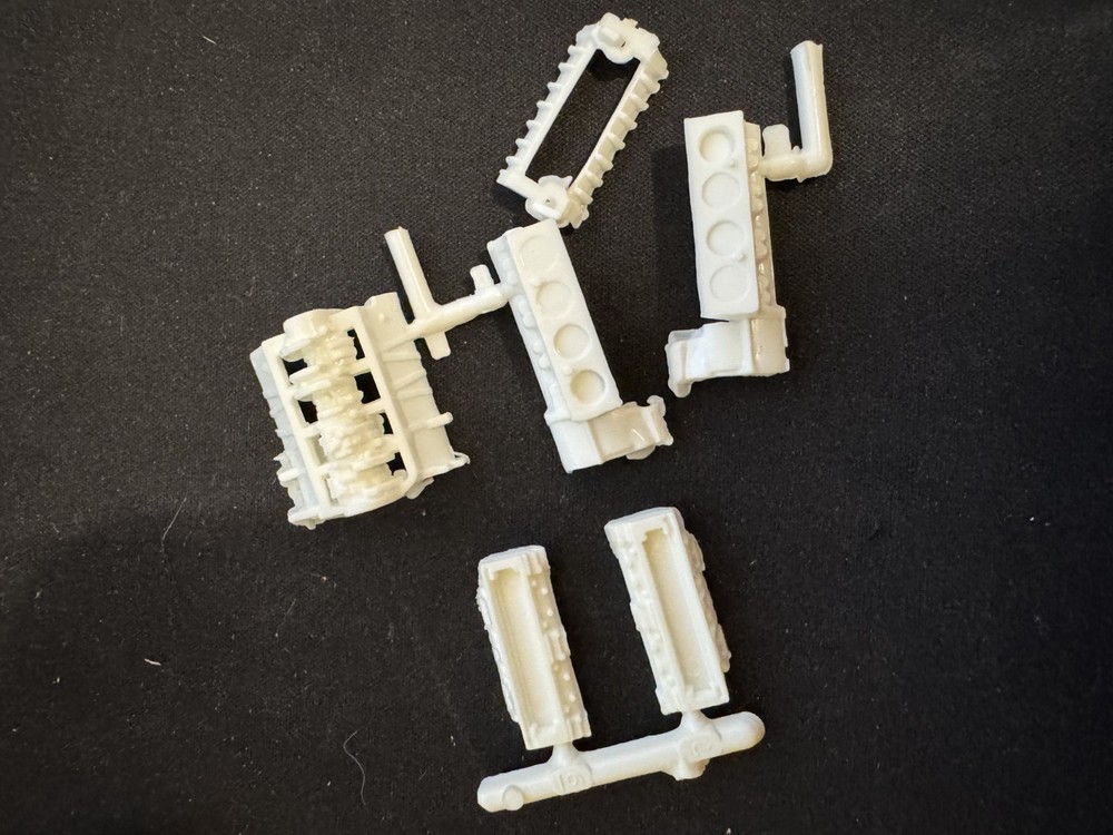 Revell 7109 Ed “Big Daddy” Roth’s Outlaw Parts Kit Bash Step 1 Engine Assembly