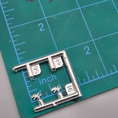1/25 1/24 Model Car Parts Kit Bash Junkyard Chrome RT Badges