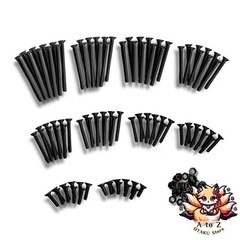 NEW TAGATORON Stainless Steel Screw Set Black Countersunk Screw Set