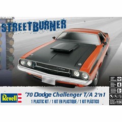 Revell 1970 Dodge Challenger Streetburner 2n1 1:24 Scale Model Car