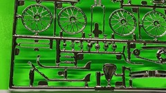Motorcycle Bike California Street Chopper 1/25 Chrome Custom 29 Ford Model A