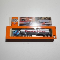 Con-Cor #1009 HO Scale Texas Oil Inc. Tractor W/ Oil Tanker Trailer Boxed