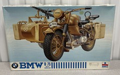 ESCI MOTORCYCLE BMW R / 75 W SIDECAR SCALE 1/9TH MODEL KIT BOX 1986