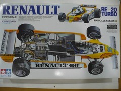Renault RE-20 Turbo 1/12 Big Scale Series Car Model Kit with Etched Tamiya #438