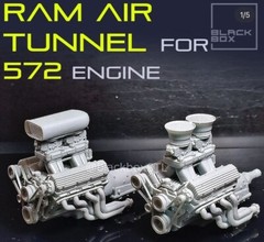 1/24 Scale 3d Resin Chevy 572 Tunnel Rame