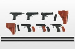 TomyTec Little Armory 1/12 LA085 Tokarev Pistol & Makarov Pistol Model Kit