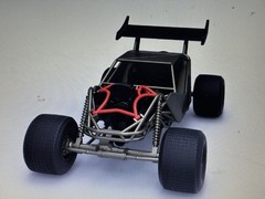 1/25 Resin 3d Printed Dirt Buggy Model Kit. Unpainted. Unassembled.