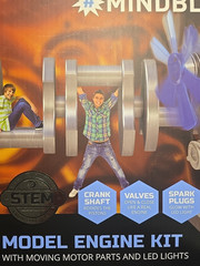 Discovery Mindblown 4-Cylinder Model Engine Kit STEM Build Techcore