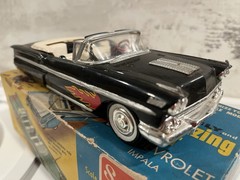 Vintage SMP ’58 Chevy Impala Built Model Kit With Box