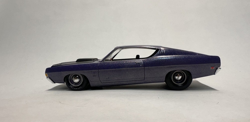 Built AMT 1969 Ford Torino Cobra Fastback 1/25 Scale