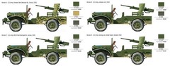 Italeri Plastic Model kit 1/35 Scale M6 GUN MOTOR CARRIAGE WC-55 #6555