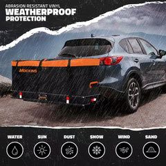 16 Cu.Ft Waterproof Cargo Carrier Bag – 58 In.X 24 In.X 20 In. – Hitch Bag + Loc