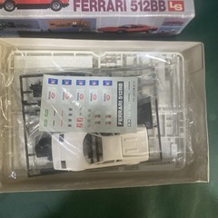 Lot of 2 – Marui Tilt 1/24 Ferrari 365 GT & LS 1/43 Ferrari 512BB Kits – NIB