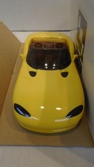 AMT ERTL 1994 Dodge Viper RT/10 Dandelion Yellow Pearlcoat Toy Car Model 7155
