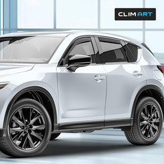In-Channel Incredibly Durable Rain Guards for Mazda CX-5 2017-2026, Original Win